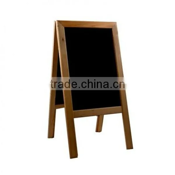 A-Frame Double-Sided Easels Chalkboard wooden chalkboard erasers showing stand Advertising blackboard Promotion board
