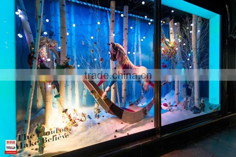 Window display tree for stores decoration