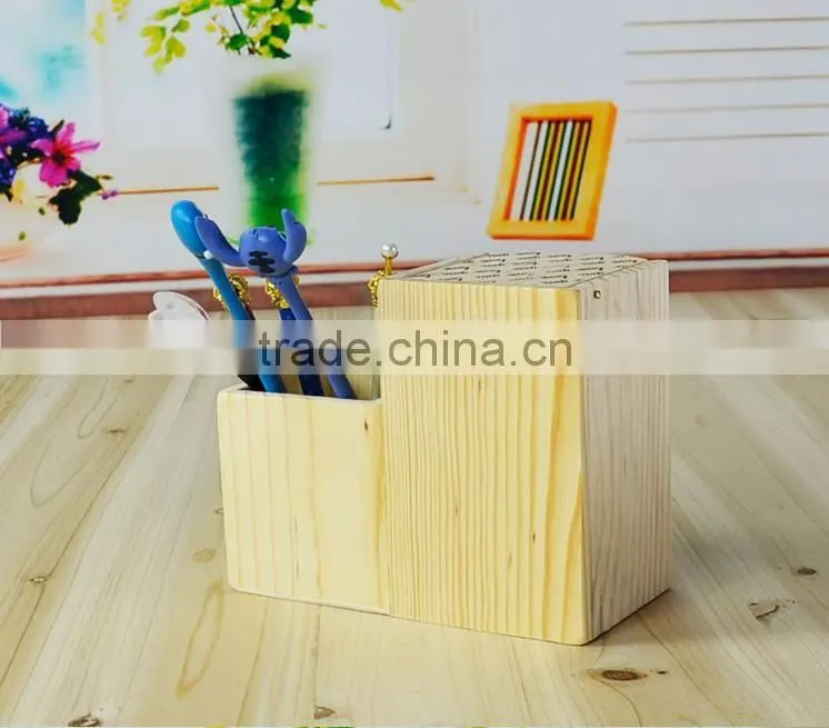 Children's prize gift wooden pen container