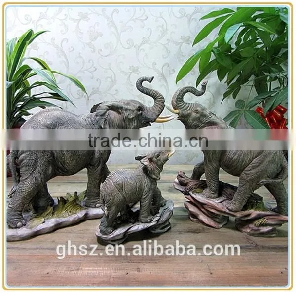 Wholesale custom garden decorative elephant family statue manufacturer
