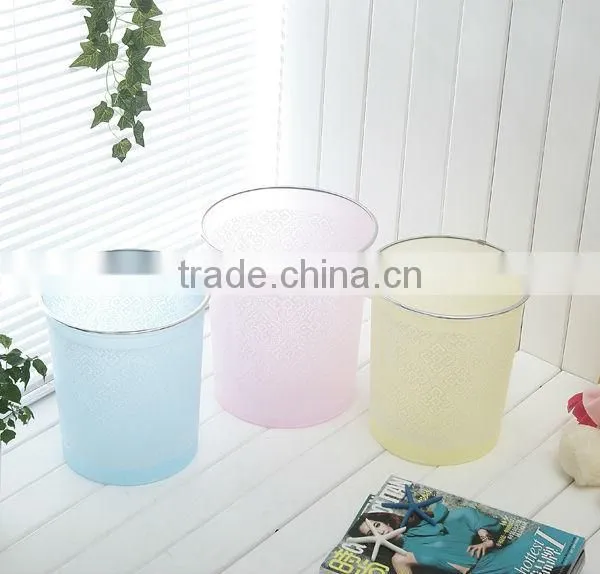 0295 Plastic printed trash can