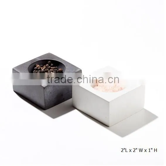 Kitchen Accessories Concrete Dry Spice Pinch Cup / Pepper Pots / Salt Cellar