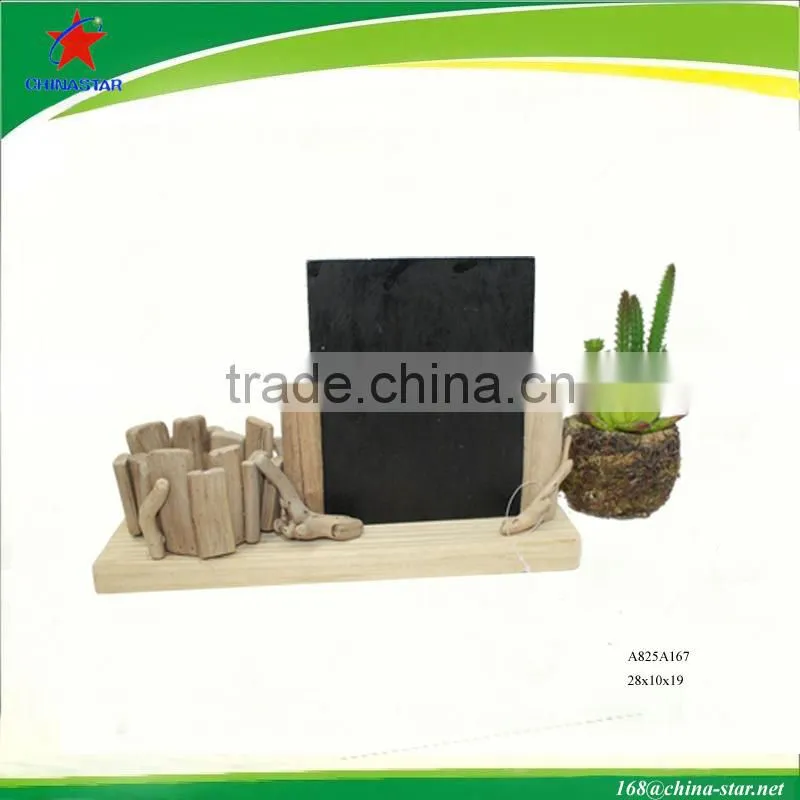 standing office black board with pen holder