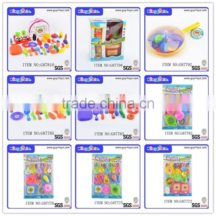 Wooden pretend play toys preschool kitchen play set