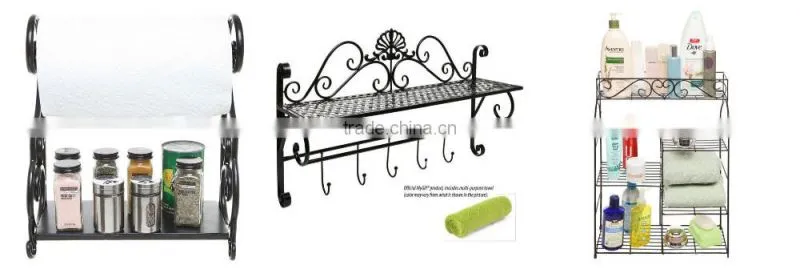 Handmade hotel indoor round hollow design metal umbrella stand holder