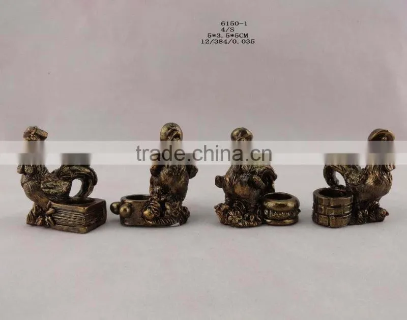 Russia resin new year chicken statue