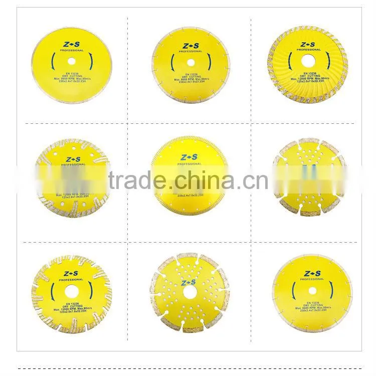 granite concrete carbide hss circular diamond saw blade