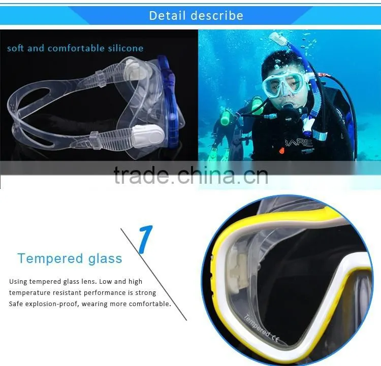 Frameless Mask for Scuba Diving and Snorkeling (MK1300)