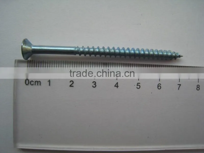 Phillips pan head self tapping screw with washers