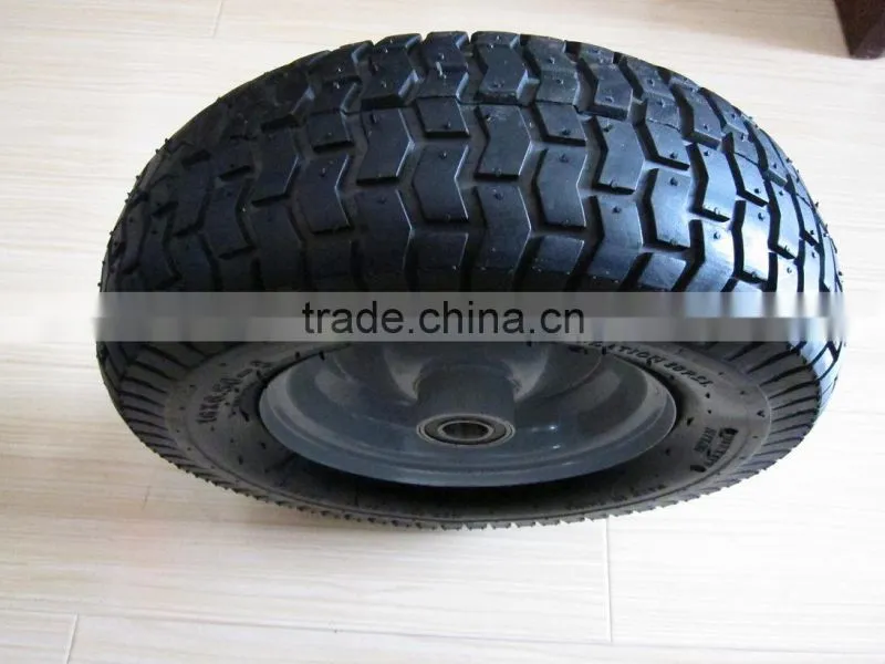 16''x6.50-8 big lawn mower pneumatic rubber wheel