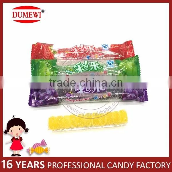 Sugar Coated Fruit Juice Soft Candy Jelly Candy