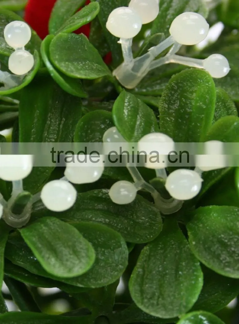 artificial mistletoe kissing ball