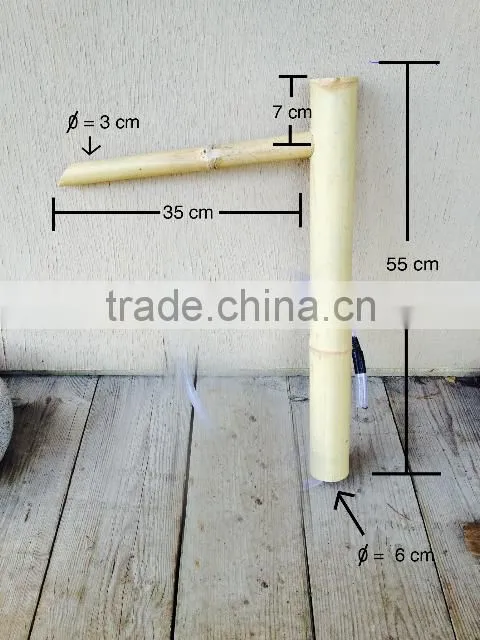 Custom green bamboo garden water fountains /water spouts