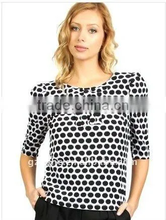 2012 hot selling plain women oversize cotton t-shirt