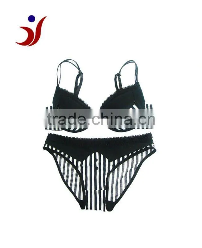 new design sexy fancy bra panty set