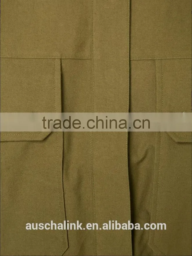 new arrival khaki patch pocket fancy casual shirt OEM service