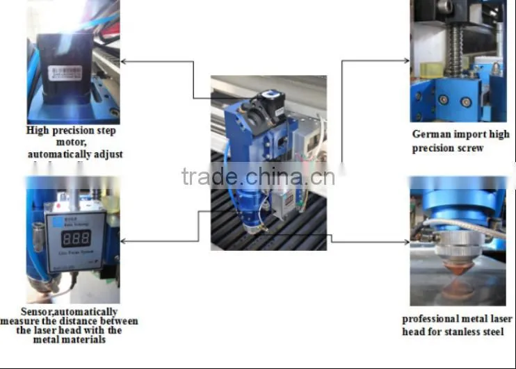China cheap price small-scale steel CO2 cnc metal cutting laser machine MC1325