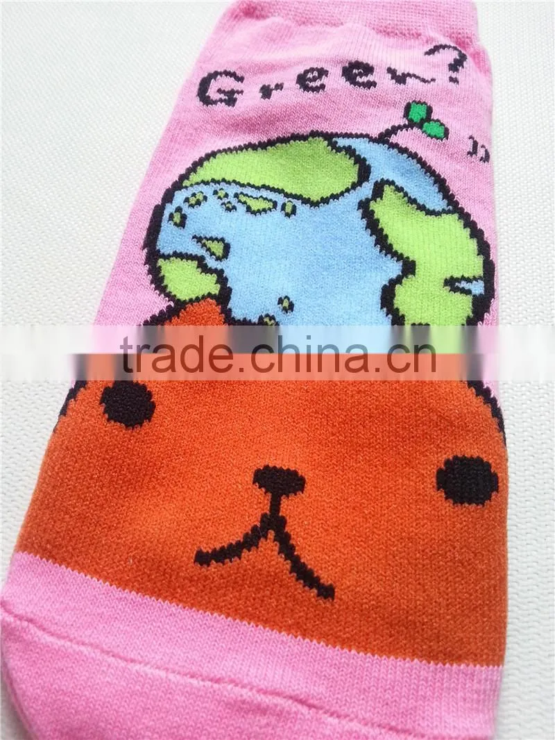 cartoon tube sock/custom printed cotton children tube socks