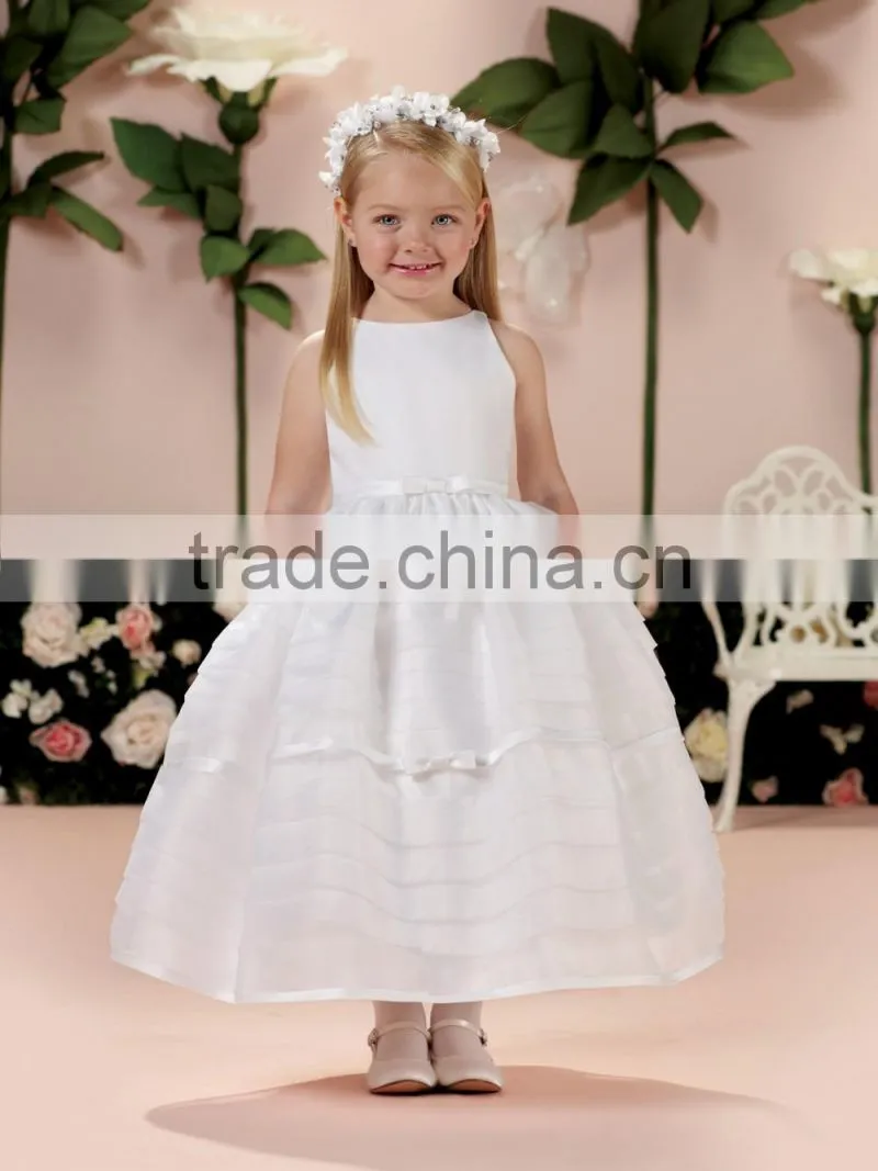 sexy puffy flower organza bow-knot party girl dress