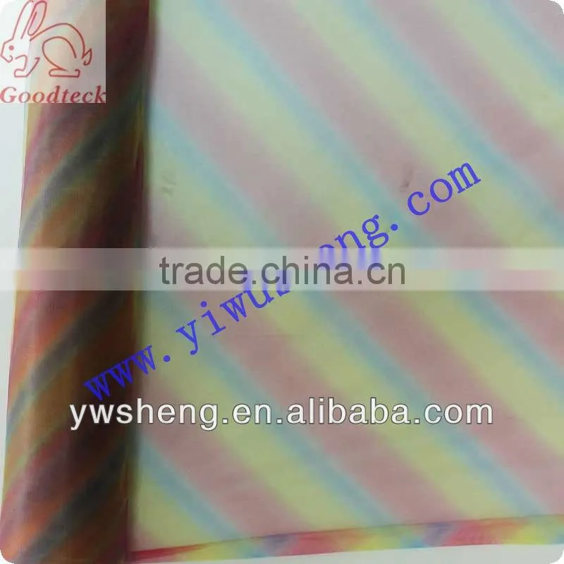Wholesale sofe pink tulle fabric with ghost printed