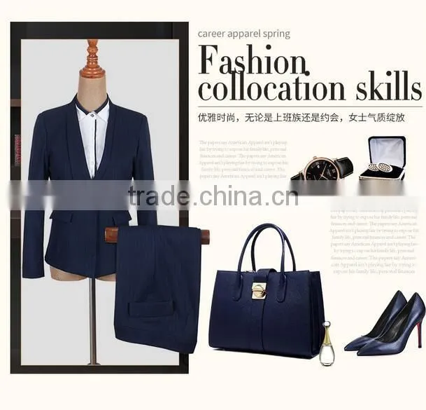 custom designs fancy suit two pieces skirt suits ladies formal pants suits designs