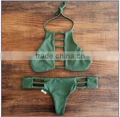 New design women sexy halter top bikini