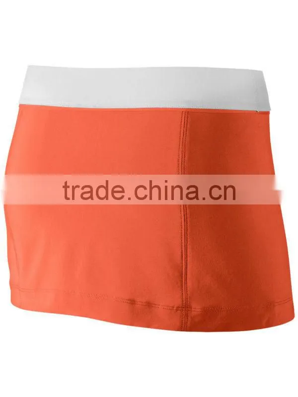 women's high quality tennis skirt sexy tennis skirts with slit side
