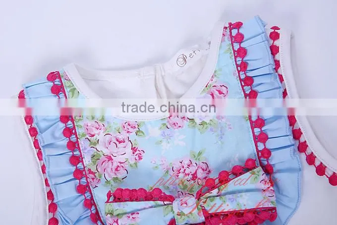 sky blue flower girl dress child clothes