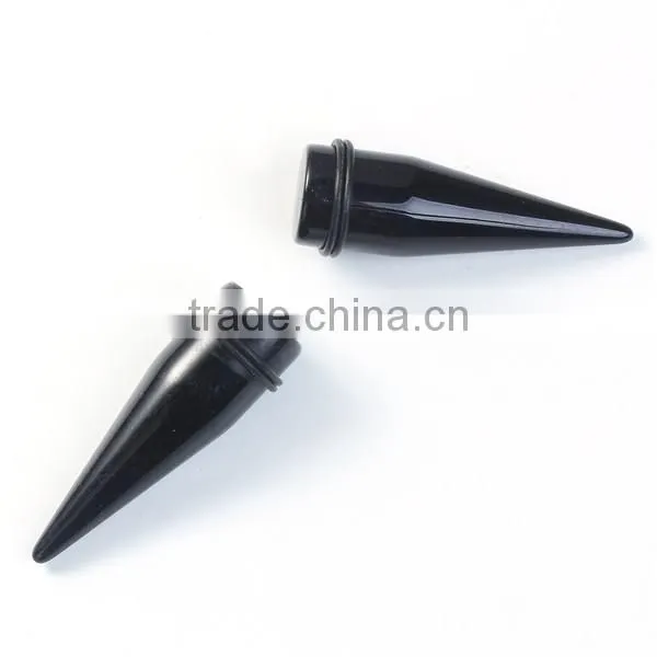 18mm Acrylic Ear Stretcher Expander Tapers Black Ear Expander Ear Tapers