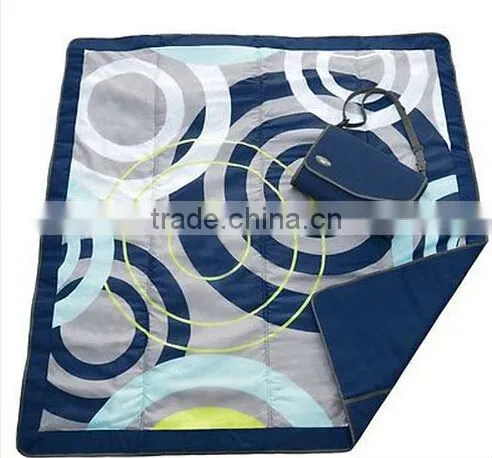2014Xinbo Outdoor Baby Blanket All Purpose Beach Picnic Blue Bubble Kids Family Travel