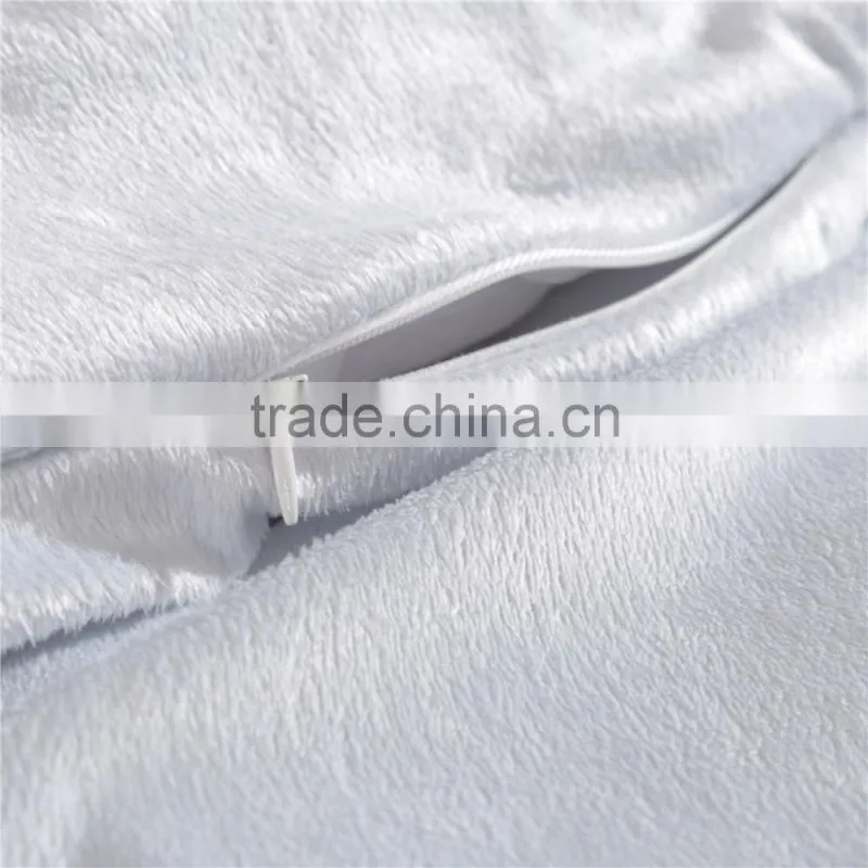 2017 NEW DESIGN SUPER SOFT MICROFIBER LIGHT GRAY 4PCS BEDDING SET