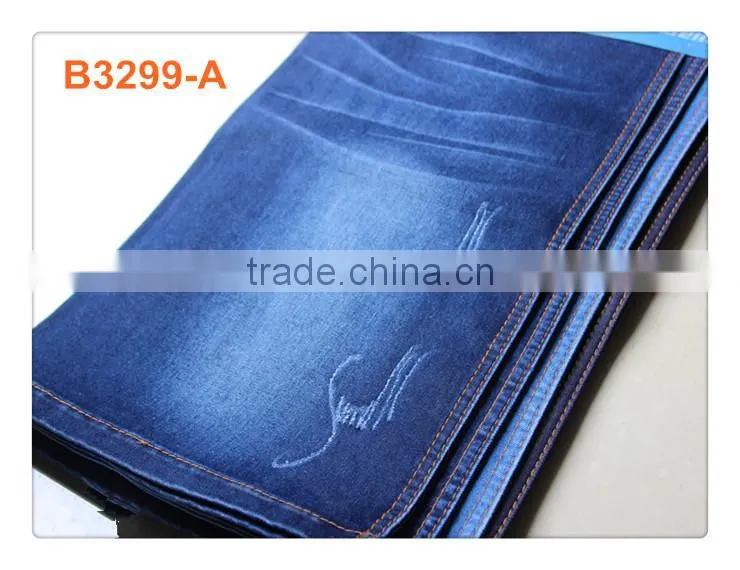 62/63"wide stretch denim jeans fabric for denim jeans trouser
