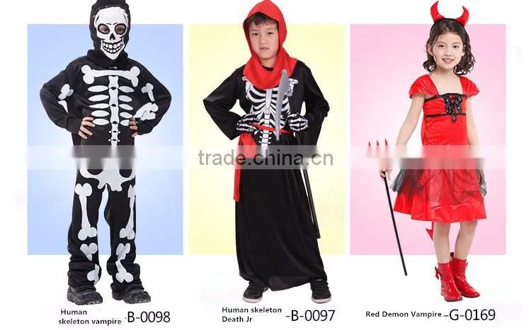 2016 Hot selling wholesale halloween vampires costume for boys