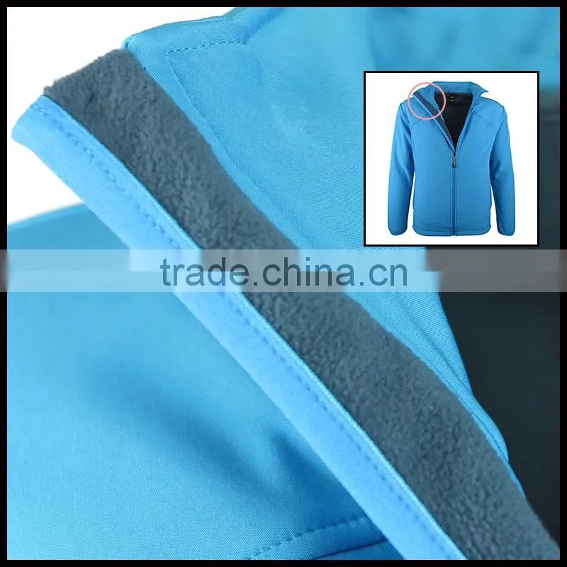 High Quality Breathable Outdoor Softshell fleece bounded Jacket
