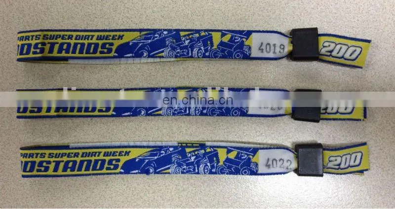 Festival fabric wristband