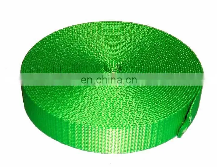 high quality strong flat polyester lifting slings webbing belt