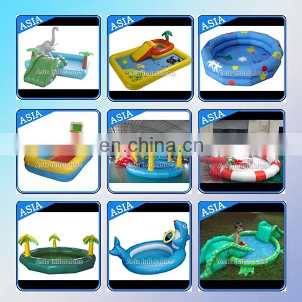 Giant Inflatable Aqua Park,Water Slide With swimming Pool , Water Park Games for land