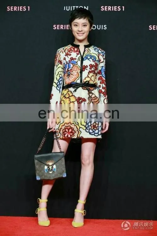 2015 Long sleeve dress women wear