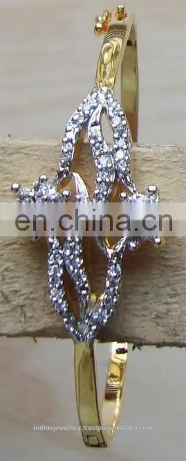 CZ bracelet jewelry manufacturer, cubic zirconia bracelets jewellery exporter