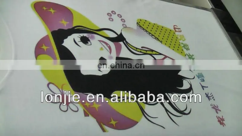 SLJET digital multi color wax paper 3d textile t shirt printer printing machine