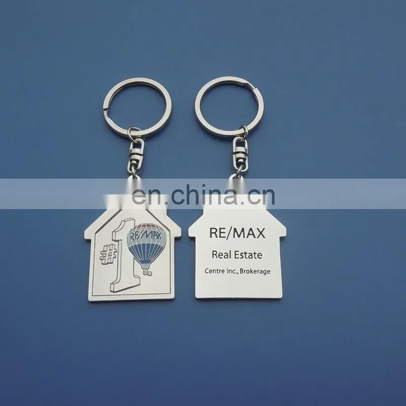 custom big size company logo design promotional gifts soft enamel metal keychain