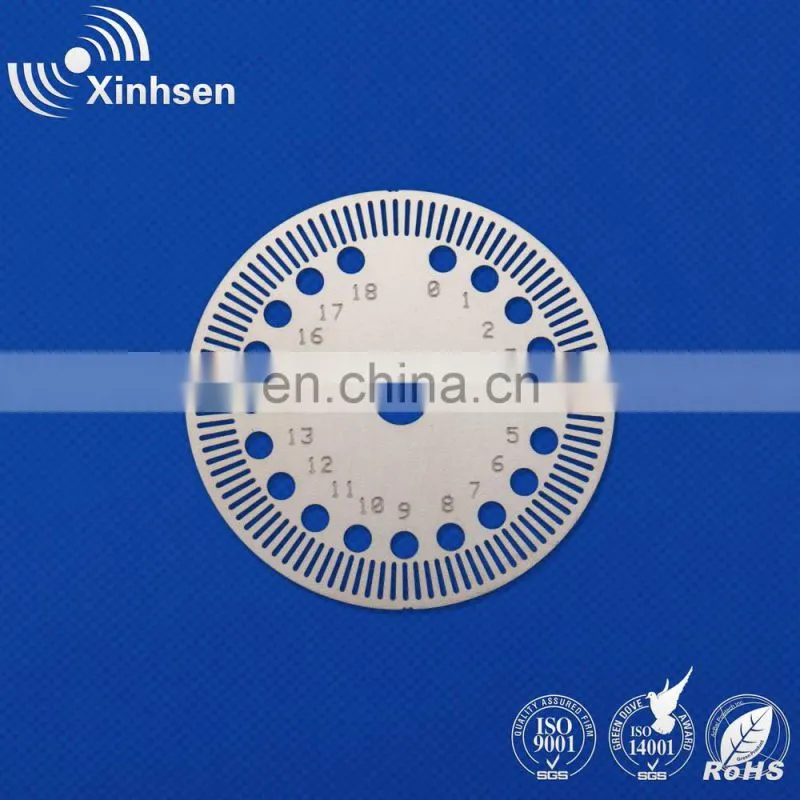 Encoder disks etching coupling plate Acid etching metal for encoder wheel