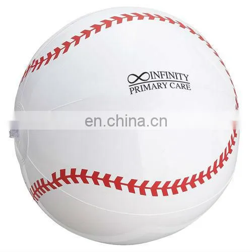 Plastic PVC Inflatable Beach Ball With Logo Printed For Advertision