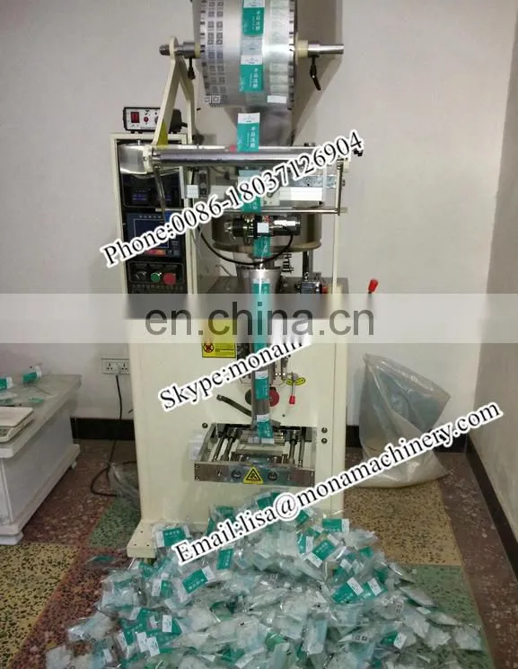 Vertical small plastic bag 4 sides seal ketchup/food/tomato paste automatic packing machine