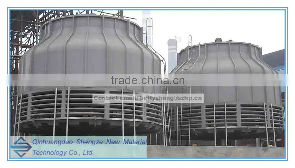 FRP mechanical draft cooling tower, GRP hand lay-up cooling box