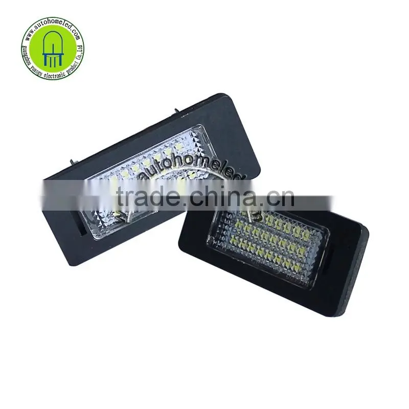 LED License Plate Light Assemblies For A1 A6 A7 Q5 TT Volkswagen VW Jetta Passat Touareg Touran E8 Mark