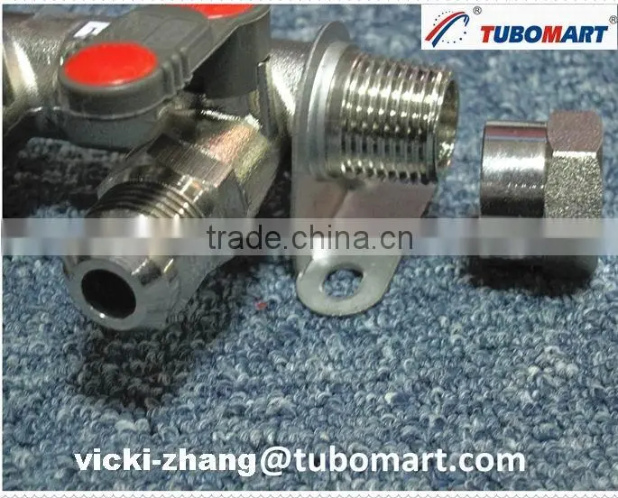 brass gas valve and gas manifold for gas pipe