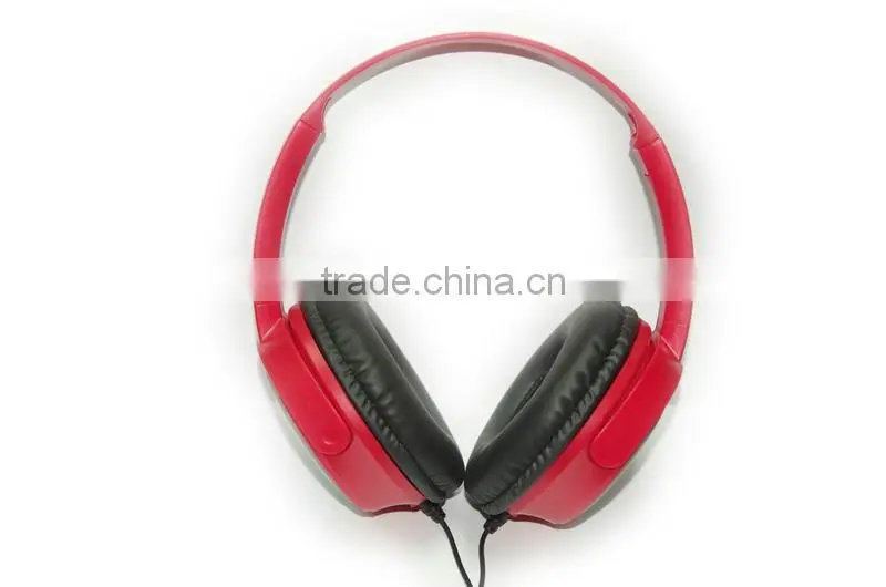 colorful red hifi stereo headphones for ps4,mp3