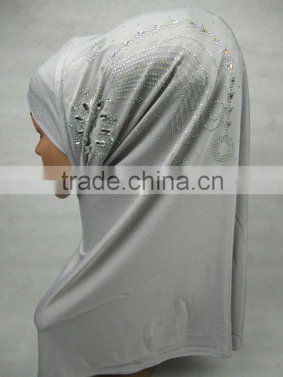 A236 Newest design fashion beaded muslim hijab