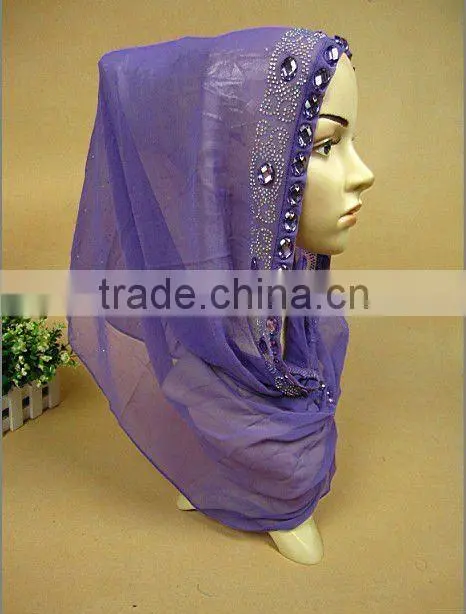 A423 Vogue Fashion Senior chiffon 39*54cm scarf HIJAB